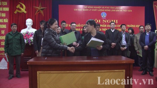 Hội nghị kết nối chuỗi thực phẩm an toàn cho các trường học, nhà hàng, khách sạn