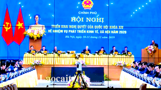 Hội nghị trực tuyến triển khai nhiệm vụ phát triển KTXH và dự toán ngân sách nhà nước năm 2020