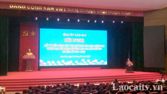 Lấy ý kiến đóng góp vào Dự thảo Báo cáo chính trị trình Đại hội Đảng bộ tỉnh Lào Cai nhiệm kỳ 2020 - 2025