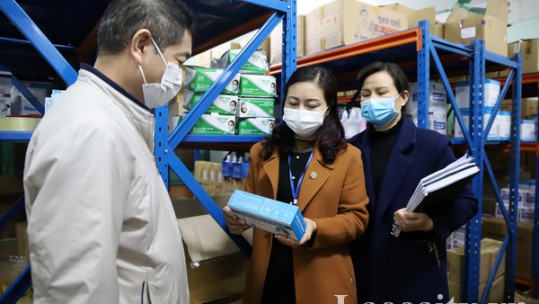 Sở Y tế Lào Cai kiểm tra tình hình cung ứng thuốc, vật tư y tế phòng chống virus Corona