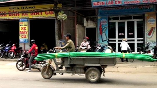 Cấm xe tự chế, ba bánh lưu thông trên địa bàn thành phố Lào Cai