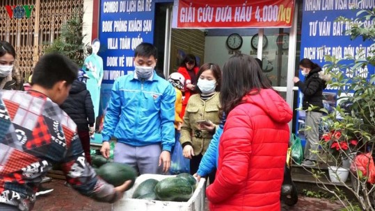 Tiếp tục dừng trao đổi hàng hóa cư dân biên giới Quảng Tây và Vân Nam