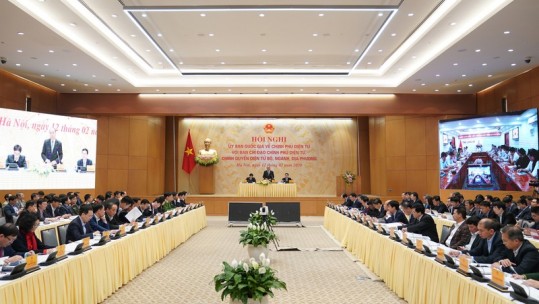Thủ tướng Chính phủ chủ trì Hội nghị trực tuyến về chính phủ điện tử