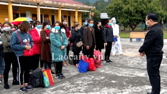 Lào Cai: 52 công dân đầu tiên hoàn thành cách ly