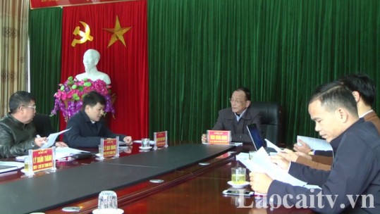 Ban Tuyên giáo Tỉnh ủy làm việc tại huyện Si Ma Cai