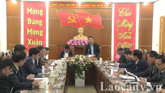 Chủ nhiệm Ủy ban Kiểm tra Trung ương thăm và làm việc tại Lào Cai