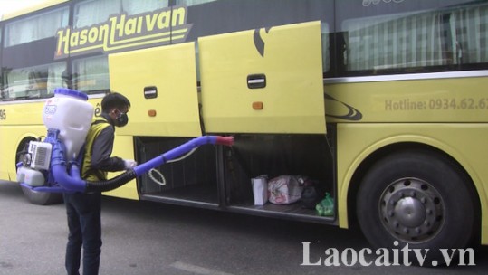 Nhà ga, bến xe tăng cường phòng, chống dịch Covid-19