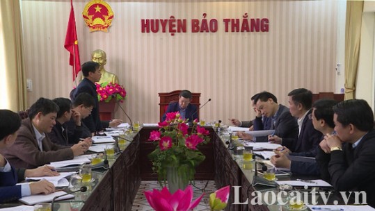 Phó Chủ tịch UBND tỉnh Lê Ngọc Hưng làm việc tại huyện Bảo Thắng