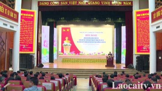 Bàn giao một số đơn vị hành chính của 2 huyện Bát Xát, Bảo Thắng về thành phố Lào Cai