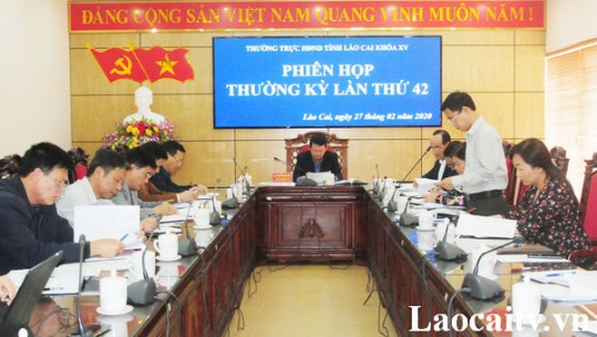 Thường trực HĐND tỉnh họp phiên thường kỳ lần thứ 42