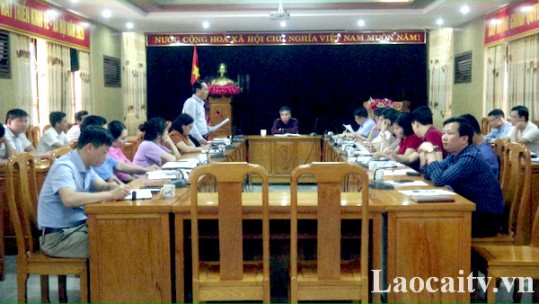 Họp Ban Chỉ đạo phòng, chống dịch bệnh nguy hiểm trên địa bàn thành phố Lào Cai