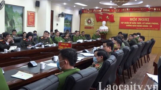 Bộ Công an tổ chức Hội nghị trực tuyến tập huấn công tác phòng, chống dịch bệnh Covid-19