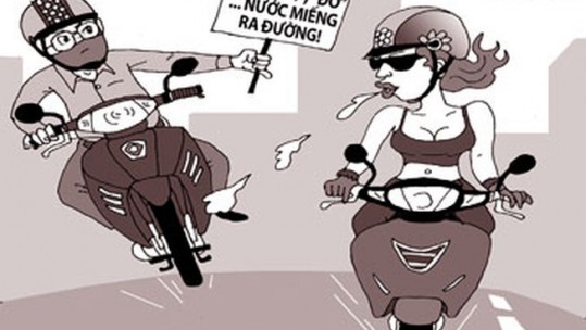 Thói khạc nhổ xấu xí: Cần loại bỏ, không chỉ trong mùa dịch Covid-19