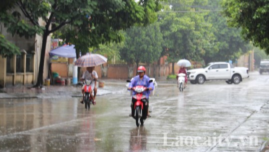 Thời tiết ngày 23/3: Lào Cai tiếp tục có mưa dông diện rộng