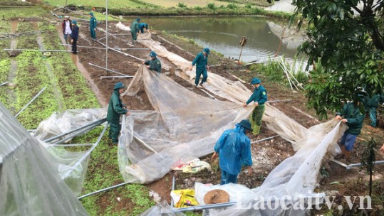 Bảo Yên thiệt hại trên 7 tỷ đồng do mưa đá, dông lốc