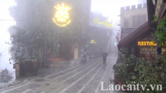 Lào Cai sắp đón gió mùa Đông Bắc gây mưa dông diện rộng