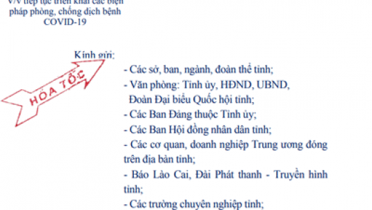 Lào Cai: Tiếp tục tạm dừng đón khách tại các khu, điểm du lịch, di tích, cơ sở tôn giáo và một số hoạt động tập trung đông người