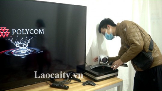 Chuẩn bị sẵn sàng cho buổi khám bệnh online tại Bệnh viện Đa khoa huyện Mường Khương