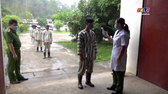 Trại tạm giam Công an tỉnh Lào Cai chủ động phòng, chống dịch Covid-19