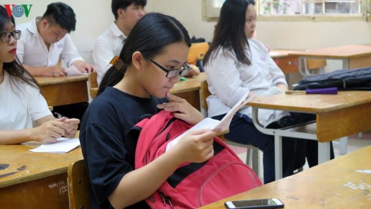 Giữ nguyên 3 đầu điểm môn thành phần của bài thi tổ hợp