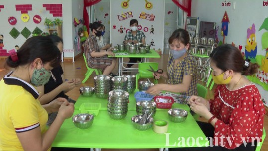 Đảm bảo điều kiện phòng, chống dịch khi đón học sinh tiểu học, mầm non quay lại trường