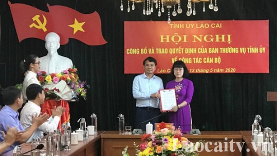 Đồng chí Nguyễn Thị Minh giữ chức vụ Phó Bí thư Đảng ủy Khối Cơ quan – Doanh nghiệp tỉnh Lào Cai