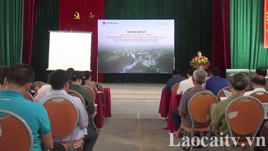 Công bố quy hoạch chi tiết xây dựng khu đô thị mới Cốc San