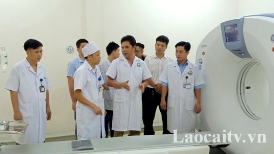 Bệnh viện Đa khoa huyện Bảo Thắng chính thức đưa máy chụp cắt lớp vi tính vào sử dụng
