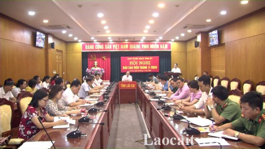 Hội nghị báo cáo viên tháng 5/2020