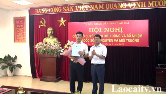UBND tỉnh công bố quyết định bổ nhiệm Giám đốc Sở Tài nguyên và Môi trường
