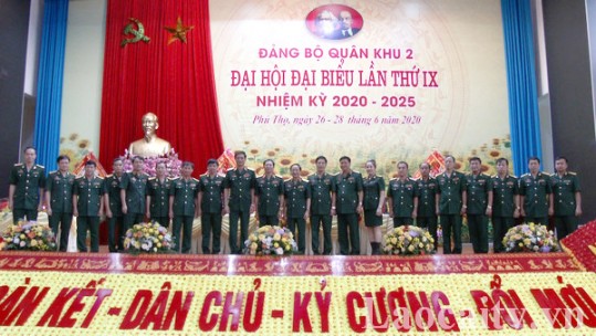 Đại hội đại biểu Đảng bộ Quân khu 2 lần thứ IX thành công tốt đẹp
