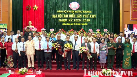 Đại hội đại biểu Đảng bộ huyện Mường Khương lần thứ XXIV, nhiệm kỳ 2020 – 2025 thành công tốt đẹp