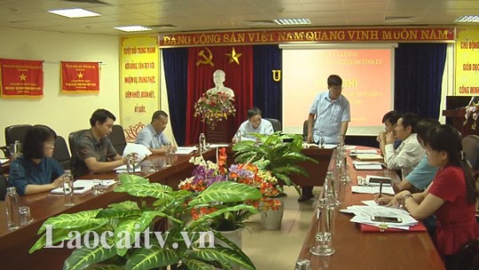 Khối Thi đua các cơ quan Tỉnh ủy Lào Cai sơ kết 6 tháng đầu năm