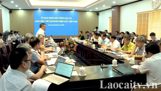 UBND tỉnh làm việc với Tập đoàn Điện lực Việt Nam