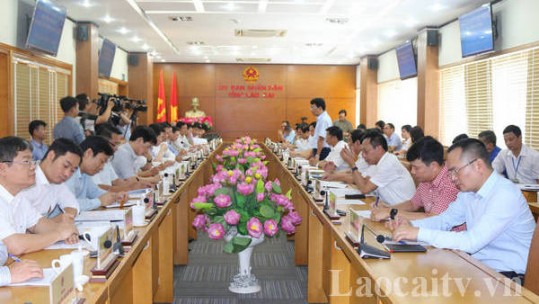 Đoàn công tác Bộ Công thương làm việc với tỉnh Lào Cai về tình hình phát triển công nghiệp – thương mại