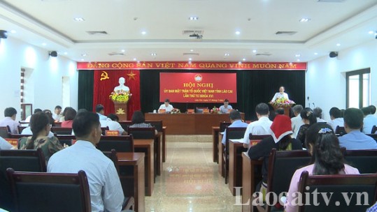 Hội nghị Ủy ban Mặt trận Tổ quốc Việt Nam tỉnh Lào Cai lần thứ 4, khóa XV