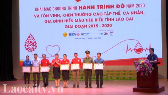 Lào Cai tổ chức Chương trình Hành trình đỏ năm 2020