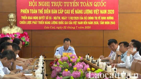Hội nghị trực tuyến về định hướng chiến lược phát triển năng lượng quốc gia