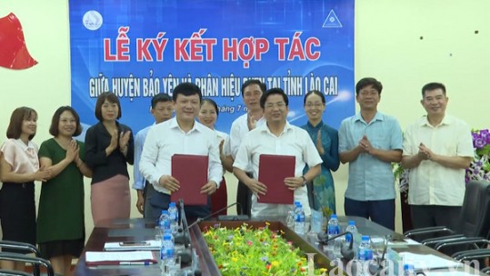 Phân hiệu Đại học Thái Nguyên tại Lào Cai hợp tác với huyện Bảo Yên trên nhiều lĩnh vực