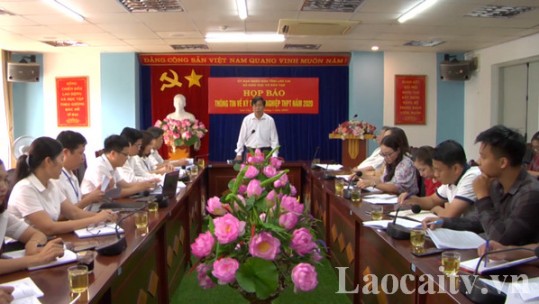 Họp báo cung cấp thông tin về kỳ thi tốt nghiệp THPT năm 2020