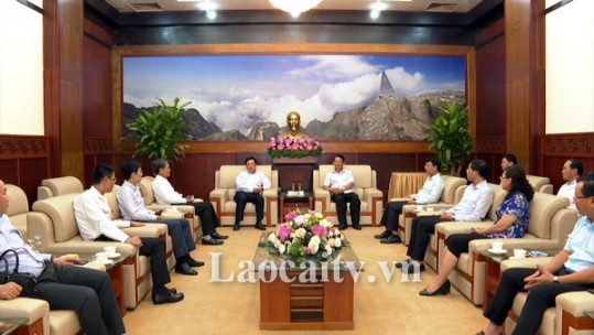 Phó Thủ tướng Chính phủ Phạm Bình Minh làm việc với lãnh đạo chủ chốt tỉnh Lào Cai