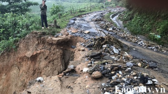 Vùng núi Lào Cai cần đề phòng lũ quét, trượt lở đất đá
