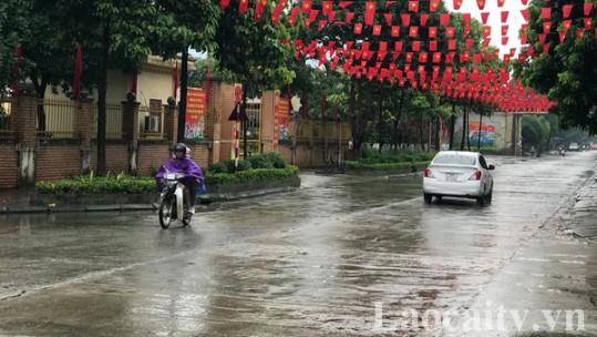 Mưa dông diện rộng kéo dài sắp bao phủ các địa phương Lào Cai