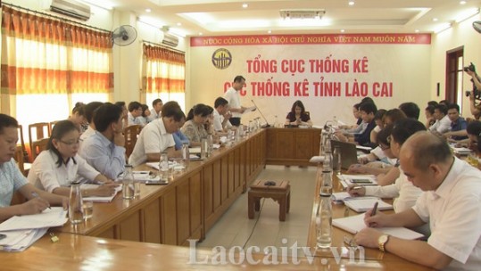 Tổng cục thống kê làm việc với Cục thống kê tỉnh Lào Cai