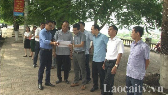 Kiểm tra công tác tuyên truyền, khánh tiết phục vụ Đại hội Đảng bộ tỉnh lần thứ XVI