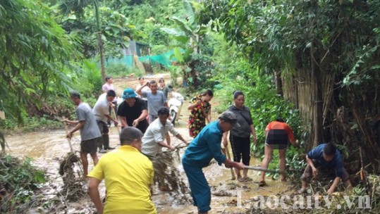 Huyện Văn Bàn: Mưa lũ gây thiệt hại gần 400 triệu đồng