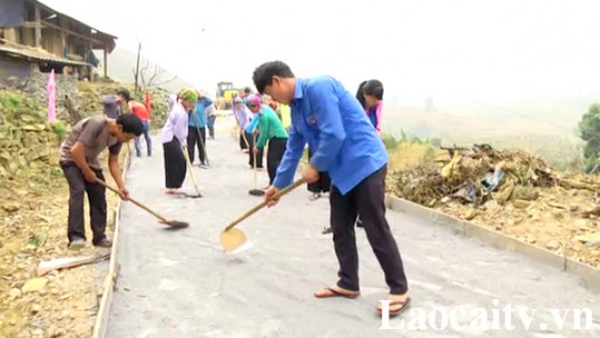 Mường Khương phấn đấu đến năm 2025, 100% các tuyến đường liên thôn được cứng hóa