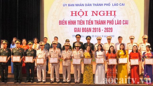 Hội nghị điển hình tiên tiến thành phố Lào Cai giai đoạn 2016 - 2020