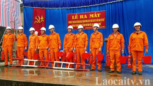 Ra mắt mô hình khu dân cư an toàn phòng cháy chữa cháy ở Bảo Thắng