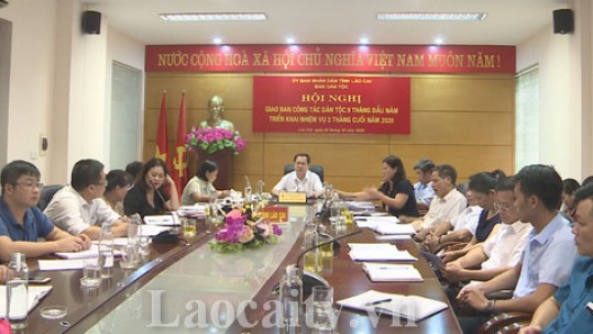 Hội nghị trực tuyến giao ban công tác dân tộc 9 tháng năm 2020